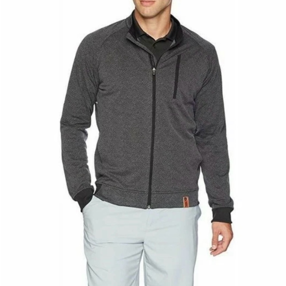 Adidas‎ Gray Lightweight Jacket with Stand-Up Collar